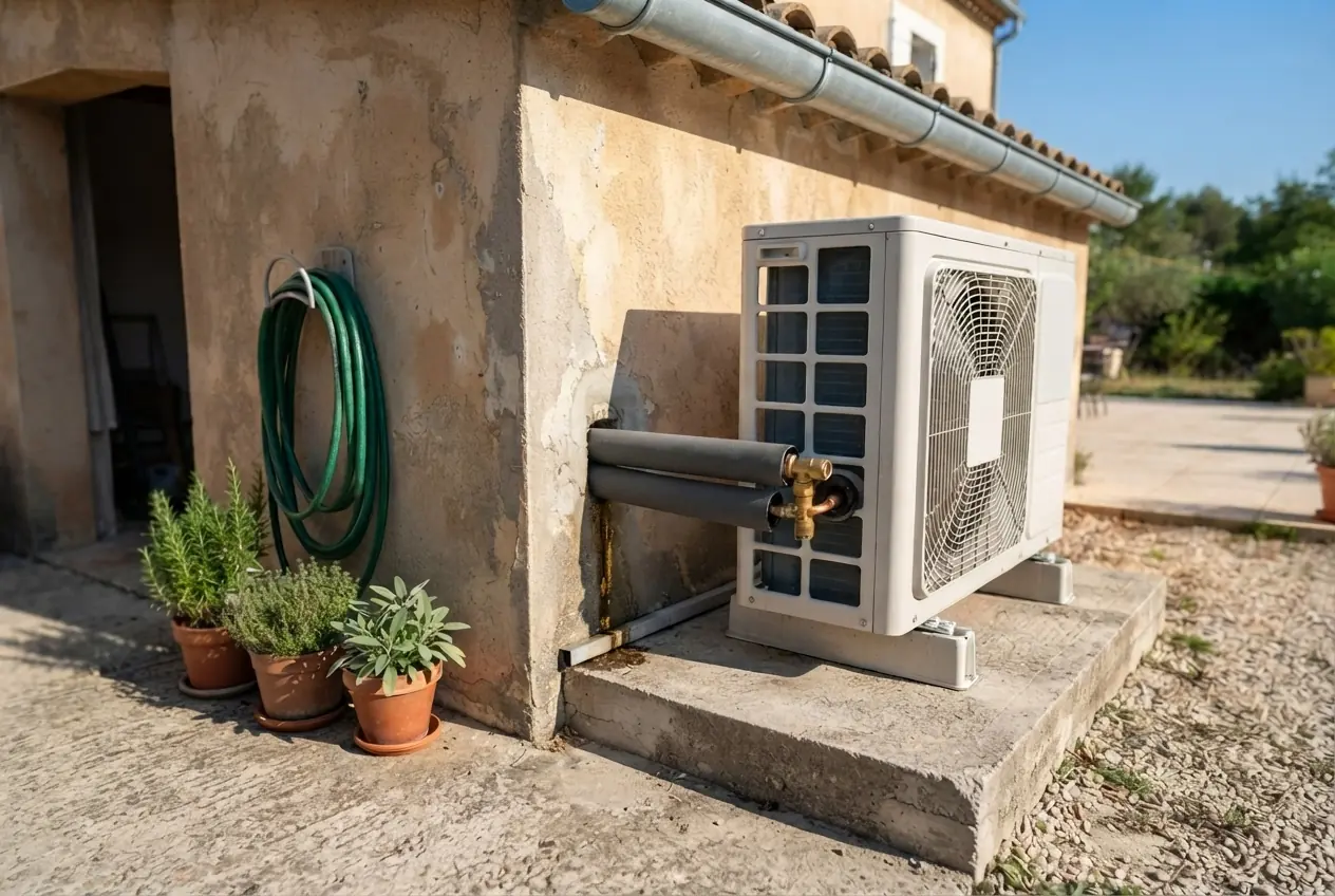 Brasure réparée et circuit rechargé sur climatiseur à Plan-d'Orgon