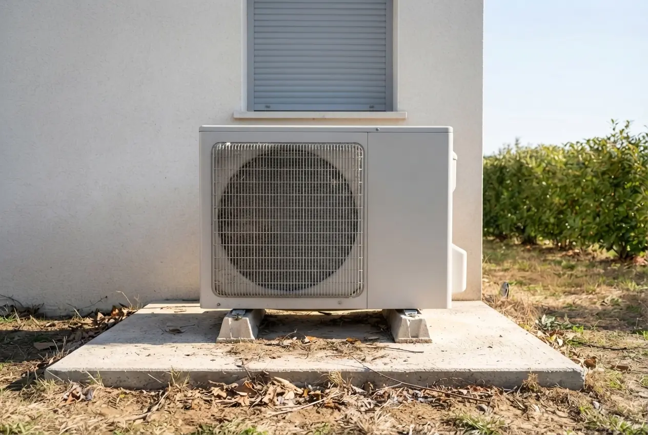 Condenseur nettoyé après entretien de climatisation au Thor